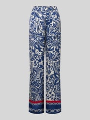 Broek van viscosemix met elastische band van White Label - 1