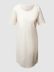 Nachthemd van katoen, model 'Cotton Deluxe' van Hanro Roze - 17