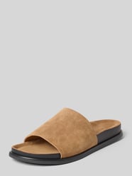 Slippers van echt rundleer van Vagabond Beige - 17