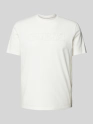 T-shirt z nadrukiem z logo model ‘ALPHY’ od Guess Activewear - 5