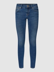 Skinny Fit Jeans im Used-Look Modell 'ROBYN' von Vero Moda Blau - 7