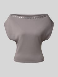 T-shirt met viscose model 'Decor' van Gina Tricot - 30