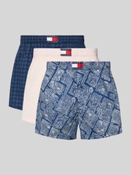 Regular fit boxershorts van puur katoen in een Set van 3 van Tommy Hilfiger - 3