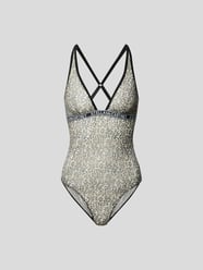Bodysuit mit Animal-Muster von Stella Mc Cartney Rosa - 20