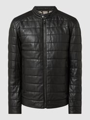 Lederjacke aus Lammleder Modell 'Torre' von Strellson Grau / Schwarz - 9