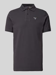 Poloshirt mit kurzer Knopfleiste von Barbour Blau - 10