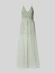 Abendkleid mit Zierstein- und Paillettenbesatz von Lace & Beads - 45