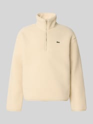 bluza o kroju regular fit z kołnierzem zapinanym od Lacoste - 48