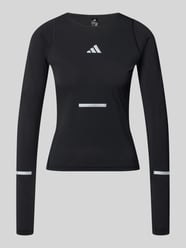 Slim fit sport-shirt met lange mouwen met reflecterende details model 'adi365' van adidas Training - 20