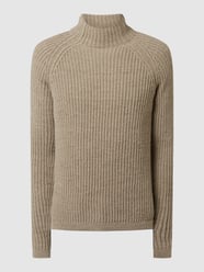 Pullover mit Alpaka-Anteil Modell 'Daven' von DIGEL Braun - 46