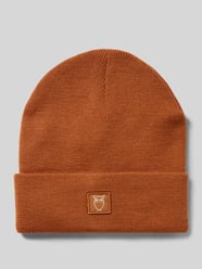 Mütze aus reiner Wolle Modell 'Merino' von KnowledgeCotton Apparel Orange - 31