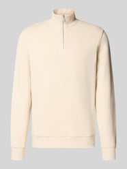 Regular Fit Troyer aus reiner Baumwolle von Marc O'Polo DENIM Beige - 12