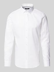 Slim Fit Business-Hemd mit Knopfleiste von Jake*s - 9