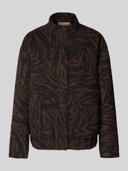 Jacke mit Stehkragen und Eingrifftaschen Modell 'SARAKI' von Soyaconcept - 10