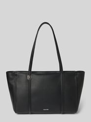 Torba shopper z Detal z logo od CK Calvin Klein - 10