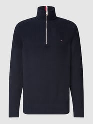 Strickpullover mit Reisverschluss von Tommy Hilfiger Blau - 15