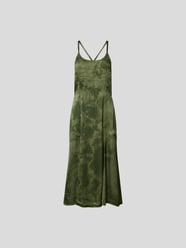 Knielanges Kleid mit Camouflage-Muster von Raquel Allegra Grün - 12