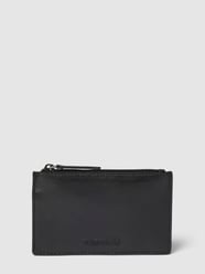 Portemonnaie mit Label-Detail Modell 'PORTAFOGLI' von VALENTINO BAGS Grau / Schwarz - 14
