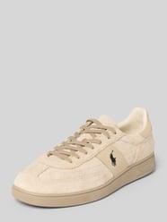 Sneakers met labelstitching van Polo Ralph Lauren Beige - 34