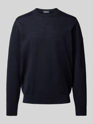 Regular Fit Strickpullover aus reiner Schurwolle von MAERZ Muenchen - 18