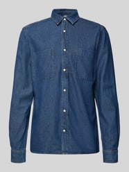 Regular fit jeansoverhemd met borstzakken, model 'Sven' van GABBA - 9