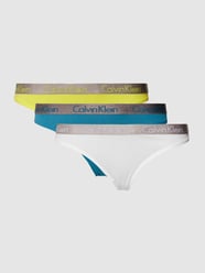 String mit Logo-Bund im 3er-Pack von Calvin Klein Underwear - 34