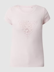 T-Shirt mit Lochstickerei von Guess Pink - 38