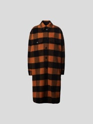 Mantel mit Karomuster von MM6 Maison Margiela Orange - 40