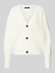 Regular Fit Strickjacke mit Ballonärmeln Modell 'LEA' von Vero Moda Beige - 47