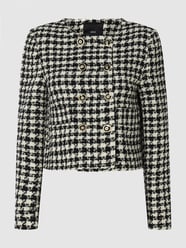 Cropped Blazer in Bouclé-Optik Modell 'Veneto'  von Mango Schwarz - 33