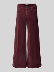 Wide Leg Hose mit Cordstruktur von Levi's® 300 Bordeaux - 11