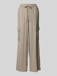 Wide Leg Cargohose mit elastischem Bund von Jake*s Casual Beige - 46