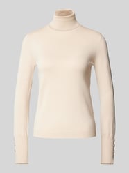 Longsleeve mit Rollkragen von Liu Jo White Beige - 34