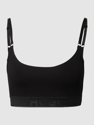 Bralette mit Logo-Bund im 2er-Pack von HUGO Grau / Schwarz - 2