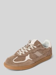 Sneakers met labeldetails van ALOHAS Beige - 1