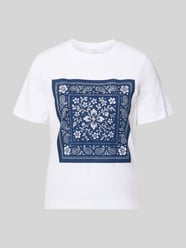 T-shirt met motiefprint en met siersteentjes van Rich & Royal - 11