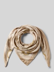 LA FERANI Dames zijden sjaal 100% zijde halsdoek sjaal effen kleur wit zwart 180x90cm effen kleur voor pak formele gelegenheden stola zakelijke stijl cadeau voor haar, beige, 180x90