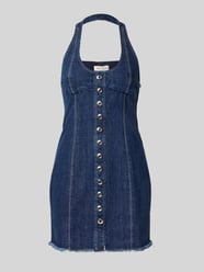 Sukienka jeansowa mini z czystej bawełny model 'LONCIA' od MAX&Co. - 8