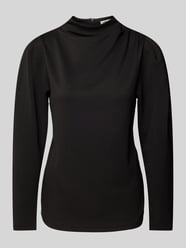 Sweatshirt mit Stehkragen Modell 'NAIDA' von ICHI Schwarz - 42