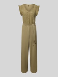 regular fit jumpsuit met ajourwerk model 'LELISA' van ONLY - 11