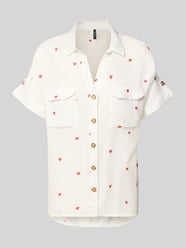 comfort fit blouse van pure viscose model 'BUMPY' van VERO MODA - 27