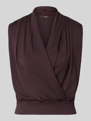 Regular Fit Bluse aus Lyocell-Mix von windsor. Bordeaux - 47