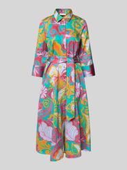 Hemdblusenkleid mit Bindegürtel von Christian Berg Woman - 30