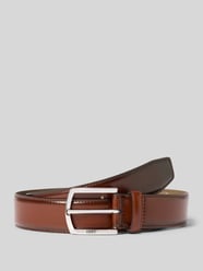 leren riem met logo-sluiting van BOSS - 9