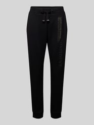 Sweatpants met strass-steentjes van monari - 17