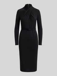 Midi-jurk met gedrapeerde wikkelcol van Lauren Ralph Lauren - 43