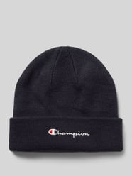 Beanie mit Label-Stitching von CHAMPION Blau - 34