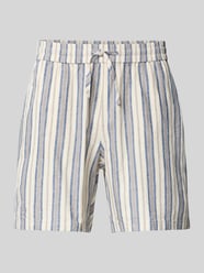 Regular Fit Bermuda mit Leinen-Anteil Modell 'Serene' von Forét - 20