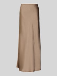 Maxirock aus Satin Modell 'Vicky' von Neo Noir Beige - 10