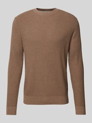 Regular Fit Pullover mit Strukturmuster von s.Oliver RED LABEL Braun - 48